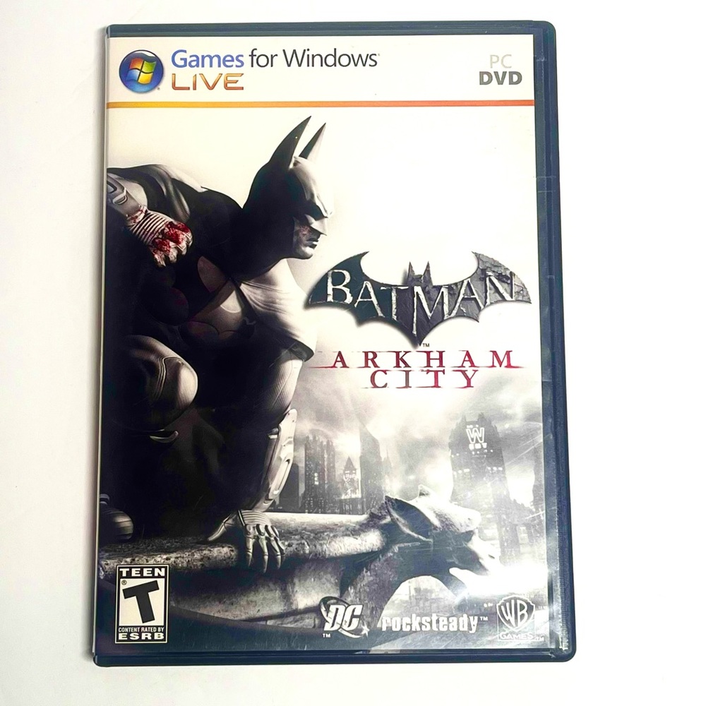 Batman Arkham City PC DVD Games for Windows Live. 2 disc set